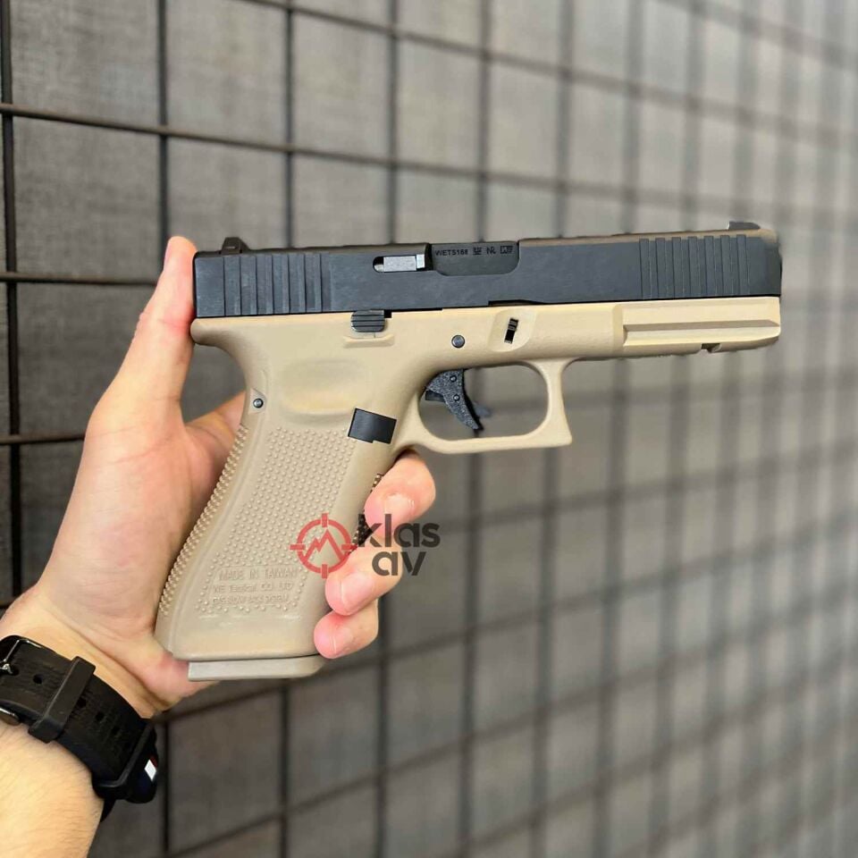 We Glock G17 ''F'' Gen5 2-Tone Siyah/Tan Airsoft Tabanca