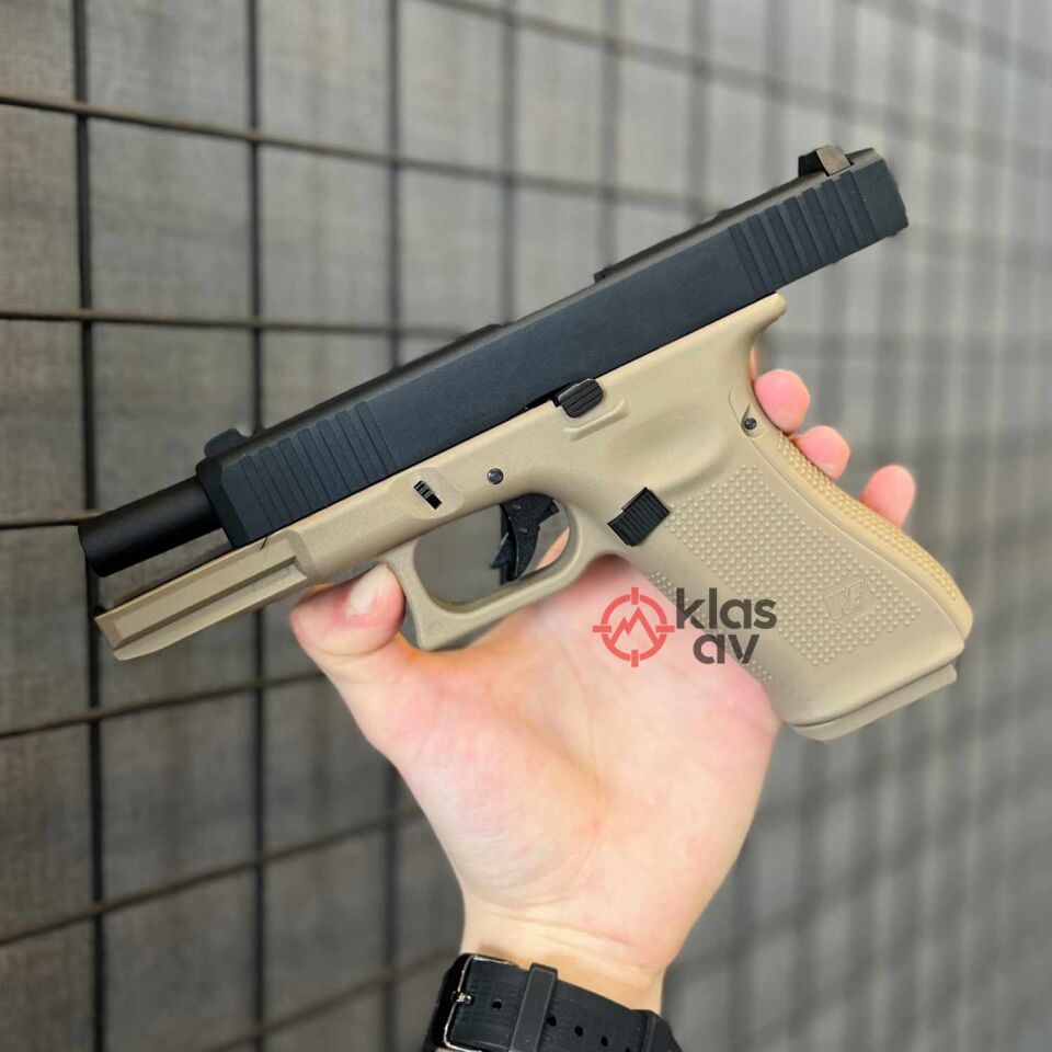 We Glock G17 ''F'' Gen5 2-Tone Siyah/Tan Airsoft Tabanca