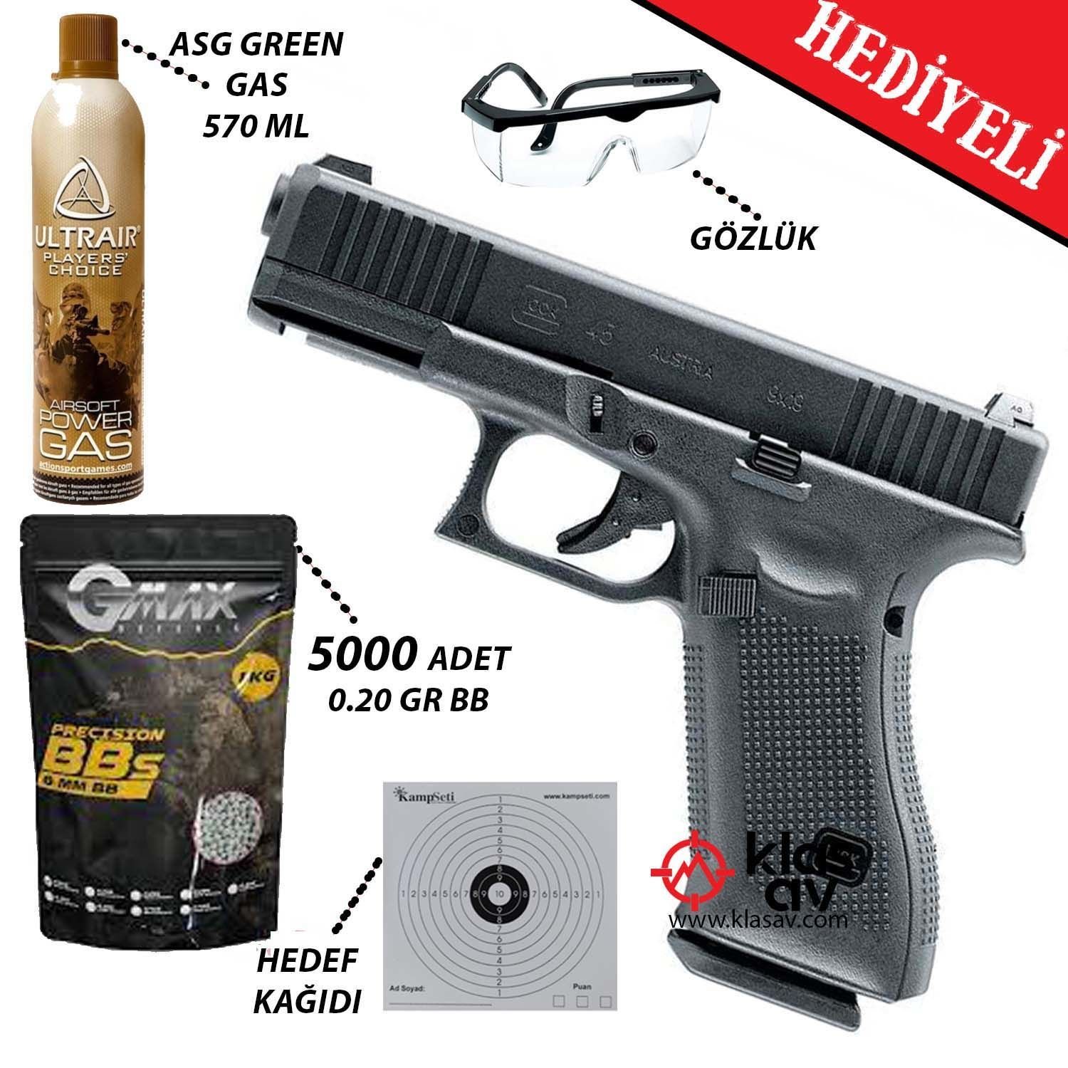 UMAREX Glock 45 Airsoft Tabanca Siyah