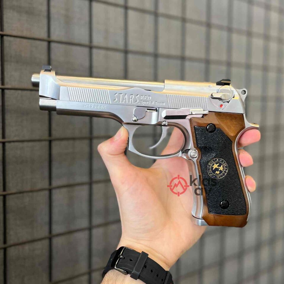 We M92 Beretta Full Metal Full Auto Airsoft Tabanca Silver Gümüş