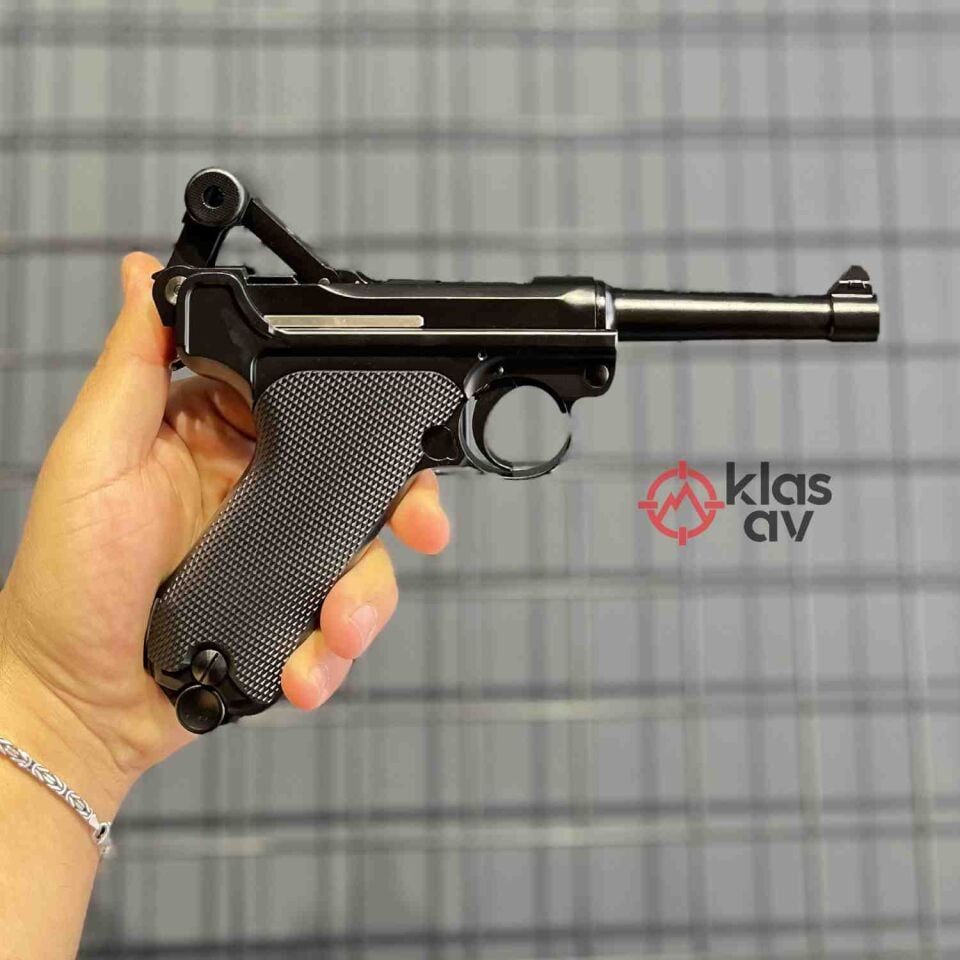 UMAREX Legends P.08 4,5mm Blowback Havalı Tabanca Siyah