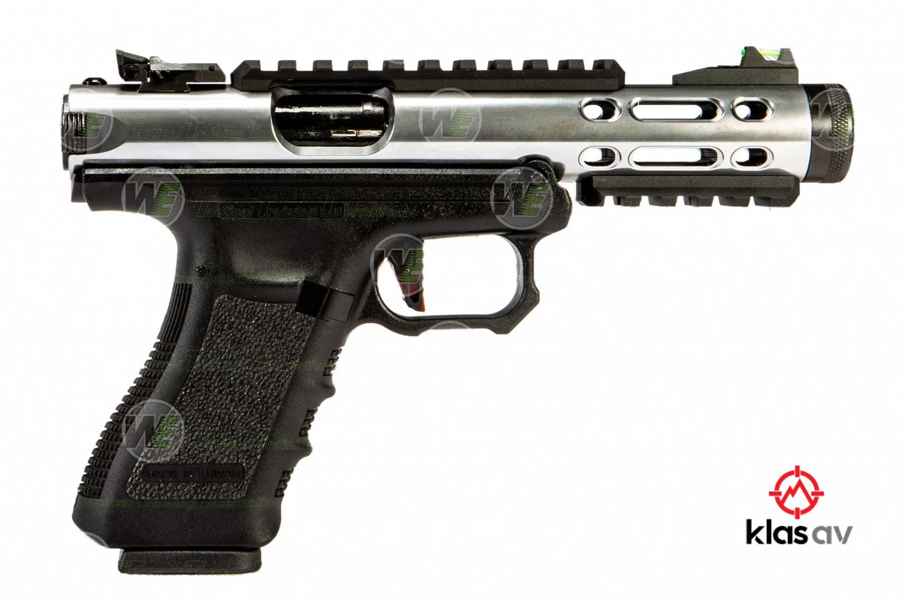 WE Galaxy SV Glock/Ruger HYBRID GBB Airsoft Tabanca Silver