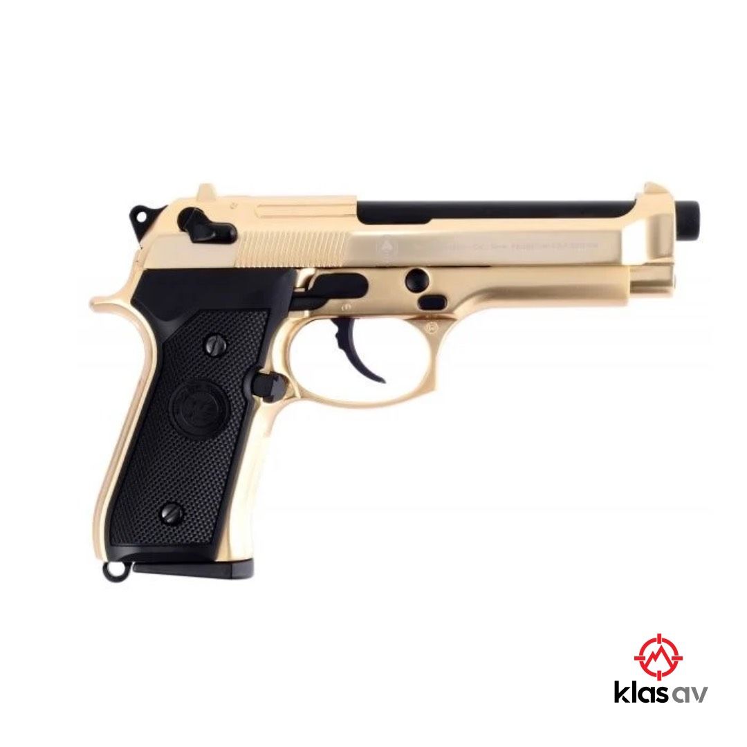 WE Bling Special Gold Edition M9 PTP GBB Airsoft Tabanca