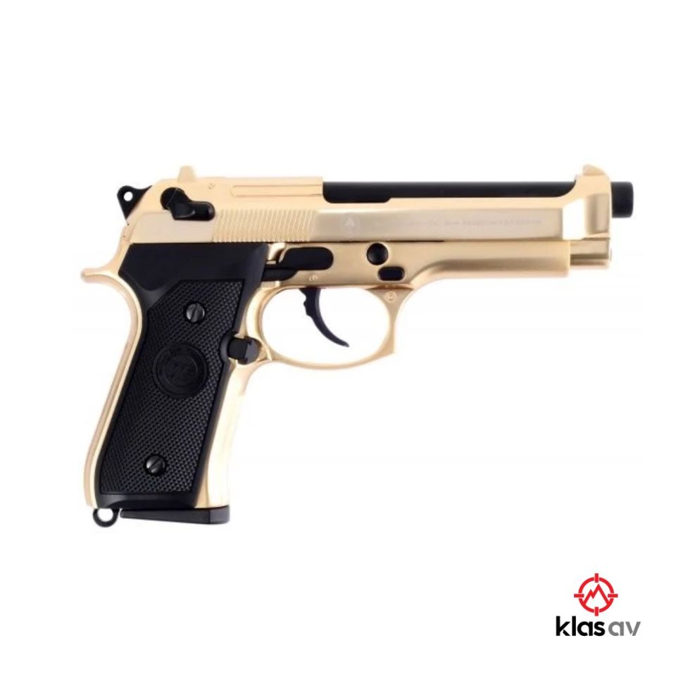WE Bling Special Gold Edition M9 PTP GBB Airsoft Tabanca