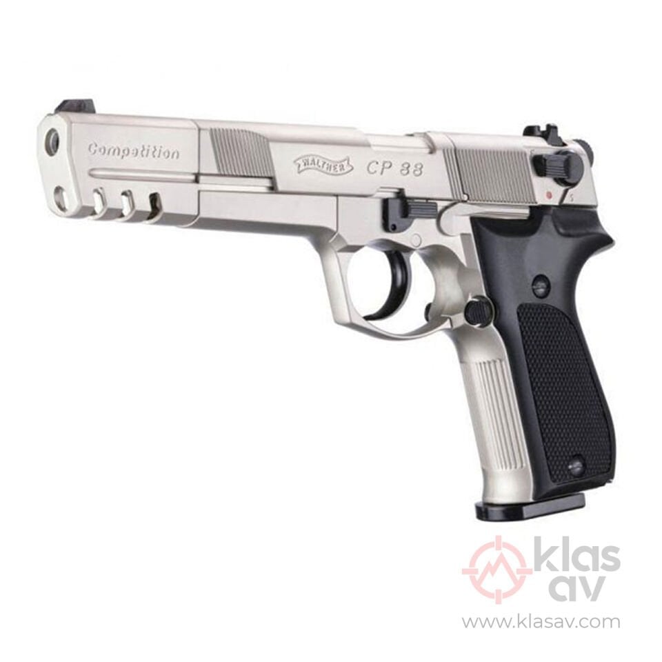 UMAREX Walther CP88 Competition 4.5mm Havalı Tabanca Nikel