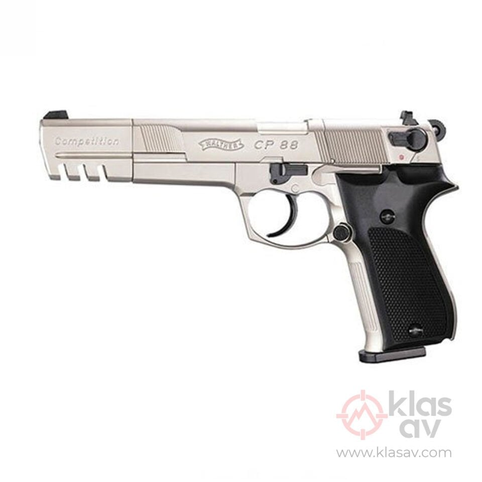 UMAREX Walther CP88 Competition 4.5mm Havalı Tabanca Nikel