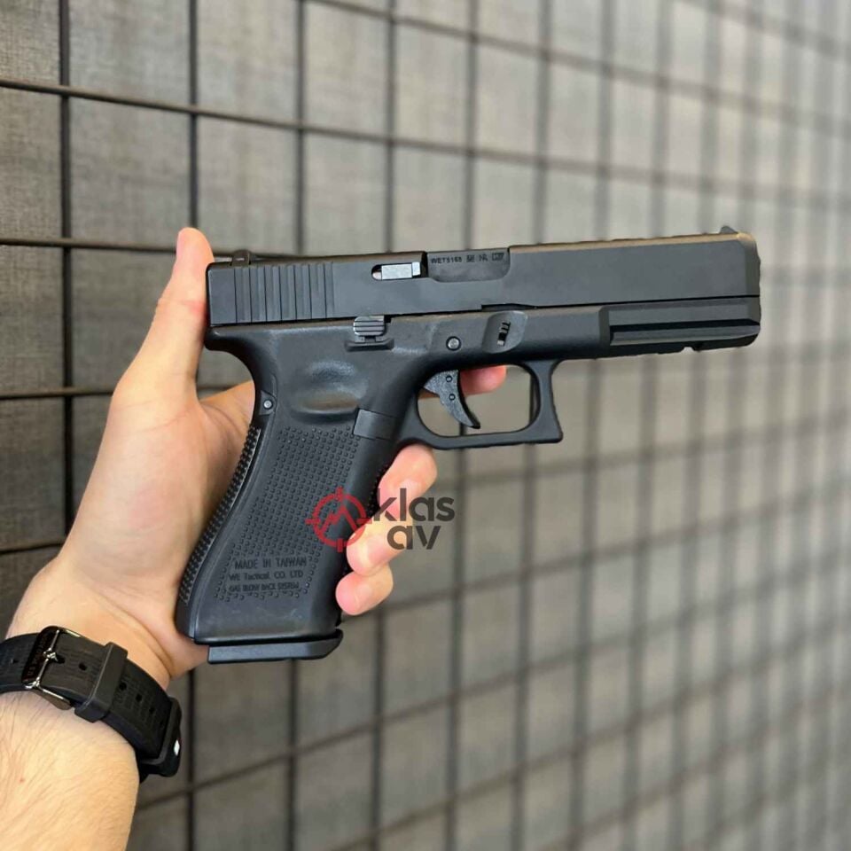 WE Glock 17 Gen5 Airsoft Tabanca (GreenGas-Blowback) 6mm Siyah