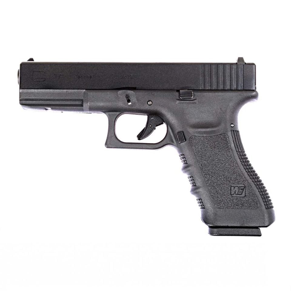 WE Glock 17 Gen5 Airsoft Tabanca (GreenGas-Blowback) 6mm Siyah