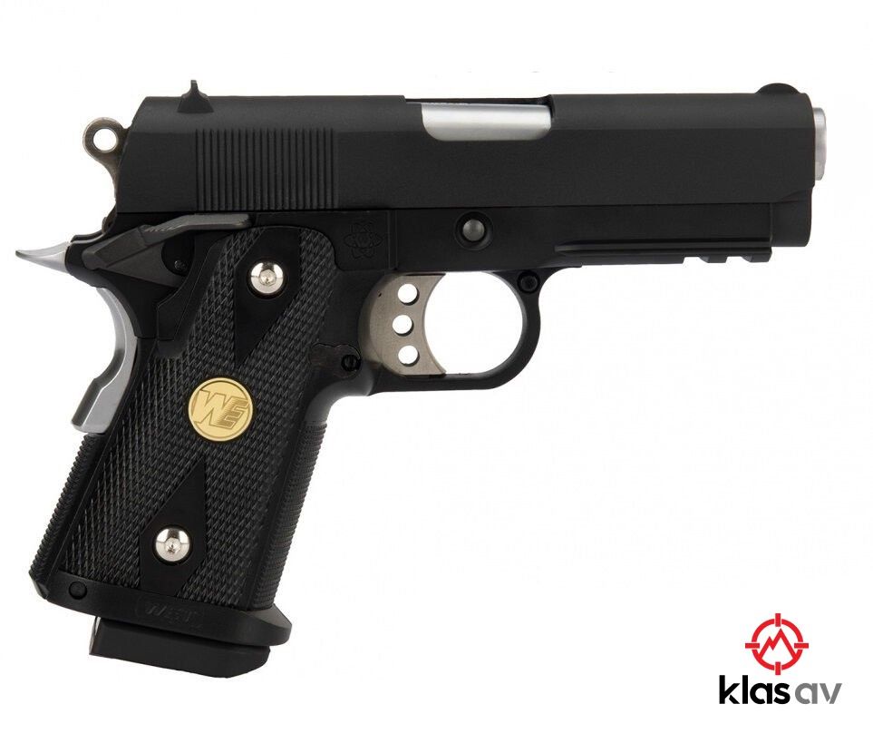 WE Hi-Capa .45 A Full Metal Airsoft GBB Tabanca - Siyah