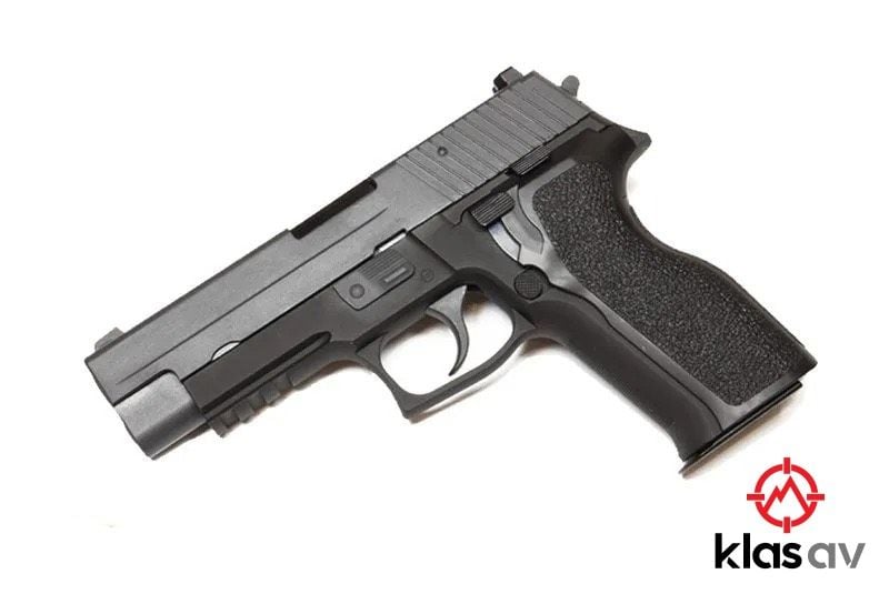 WE Sig Sauer F226 E2 Rail Airsoft Tabanca Siyah