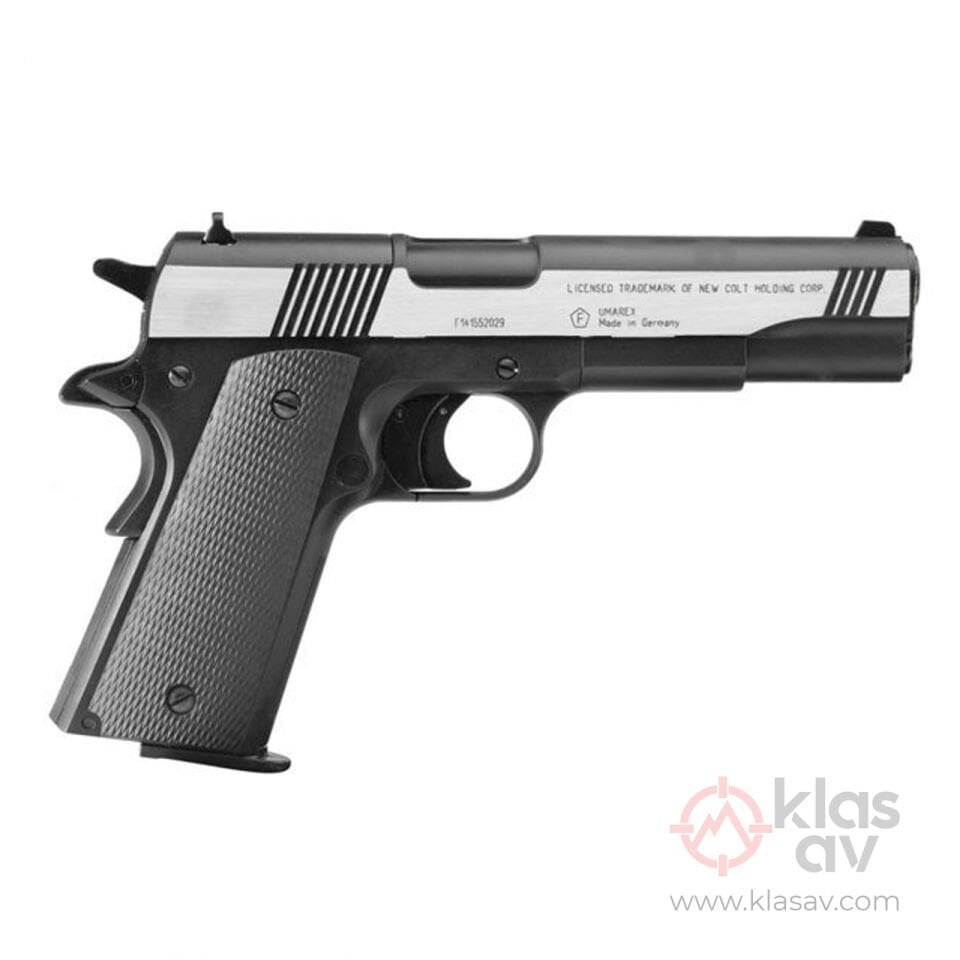UMAREX Colt Government 1911A1 Havalı Silah Gümüş Siyah