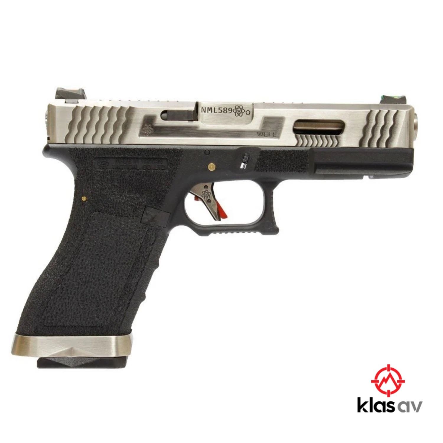 WE Glock G18 FullAuto T7 Greengaslı-Blowbackli Airsoft Tabanca