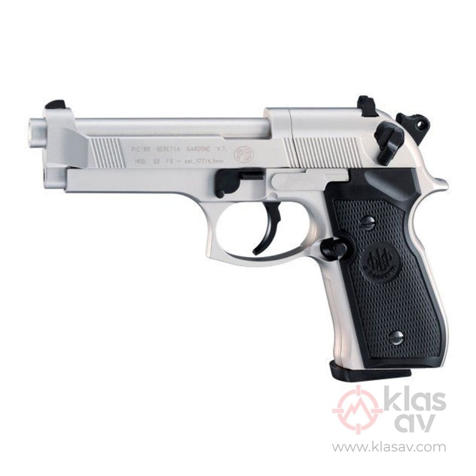 UMAREX Beretta M92 FS 4,5mm Havalı Tabanca Nikel