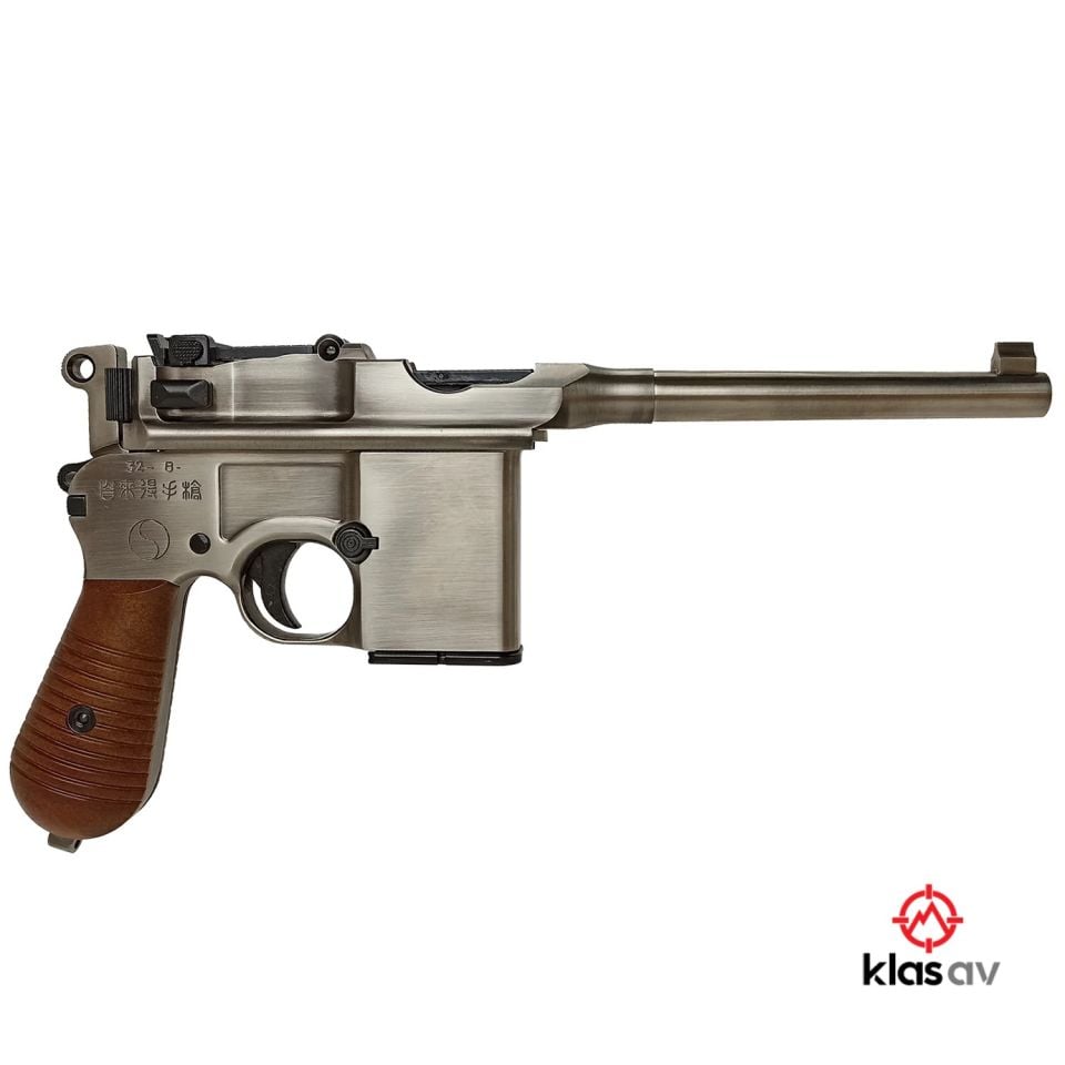 WE Mauser M712 Marking GBB Airsoft Tabanca Silver