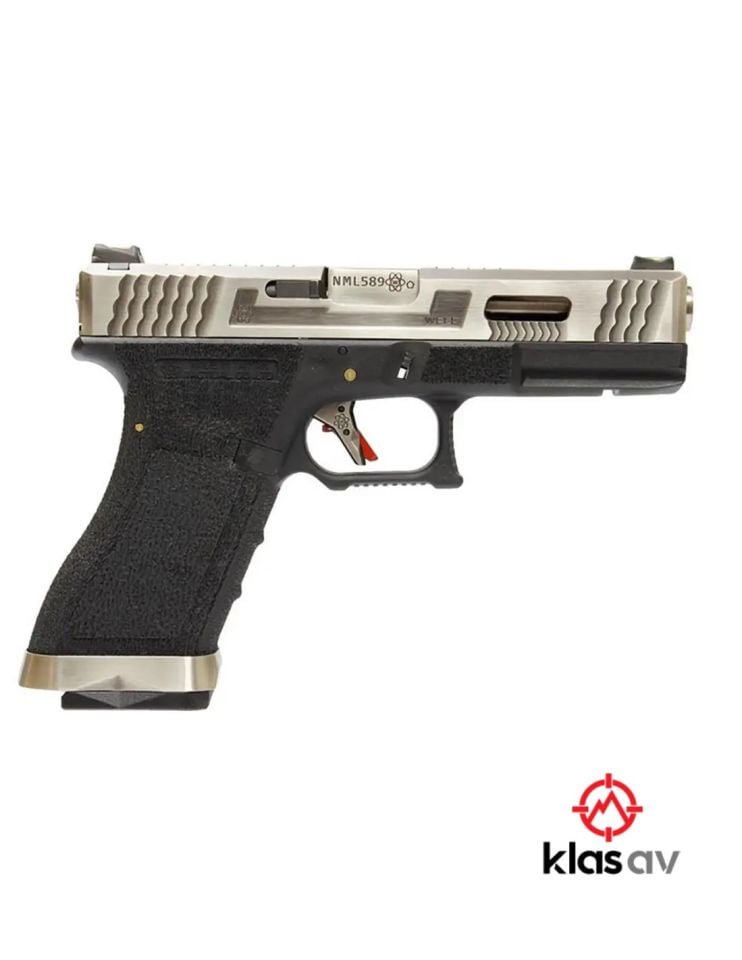 WE Glock 17 T7 GBB Airsoft Tabanca SV Kızak / SV Namlu / BK Gövde