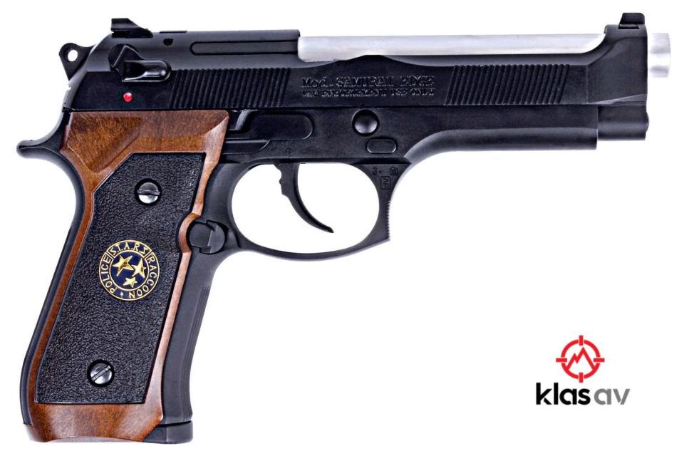 WE Samurai Edge M9 Airsoft GBB Airsoft Tabanca- Ağaç Kabzalı