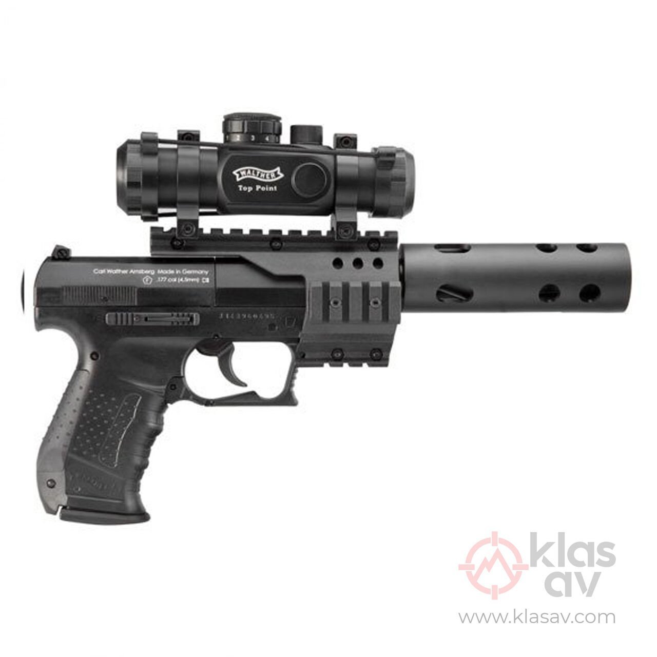 UMAREX Walther Nighthawk Tactical 4.5 mm Havalı Tabanca Siyah