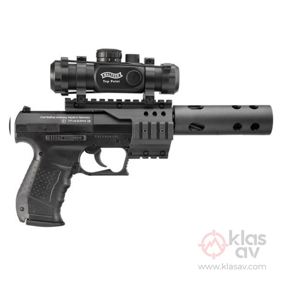 UMAREX Walther Nighthawk Tactical 4.5 mm Havalı Tabanca Siyah