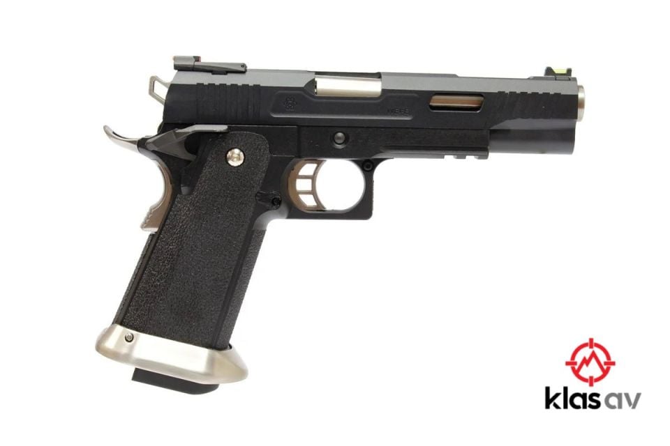 WE Hi-Capa Force 5.1 BK - GBB Full Metal Airsoft Tabanca Siyah