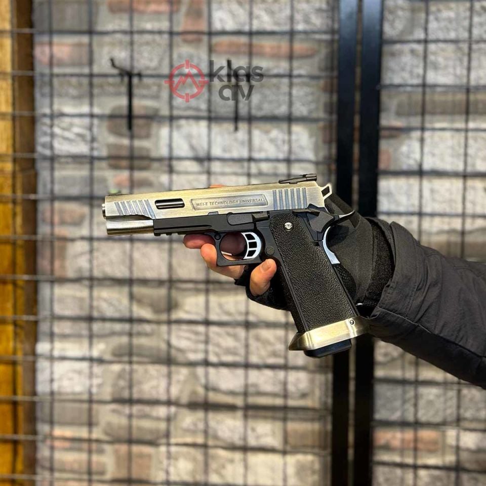 WE Hi-Capa T-REX Force 5.1 SV Full Metal Airsoft Tabanca Silver