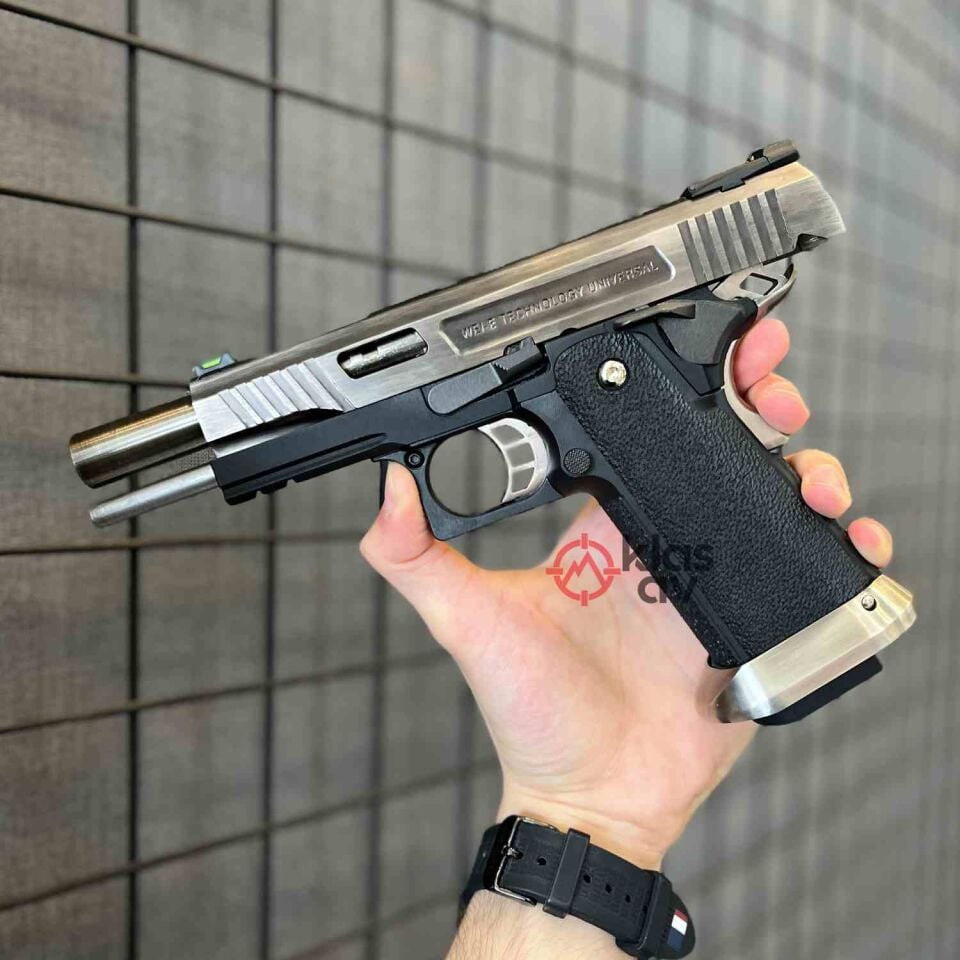WE Hi-Capa T-REX Force 5.1 SV Full Metal Airsoft Tabanca Silver