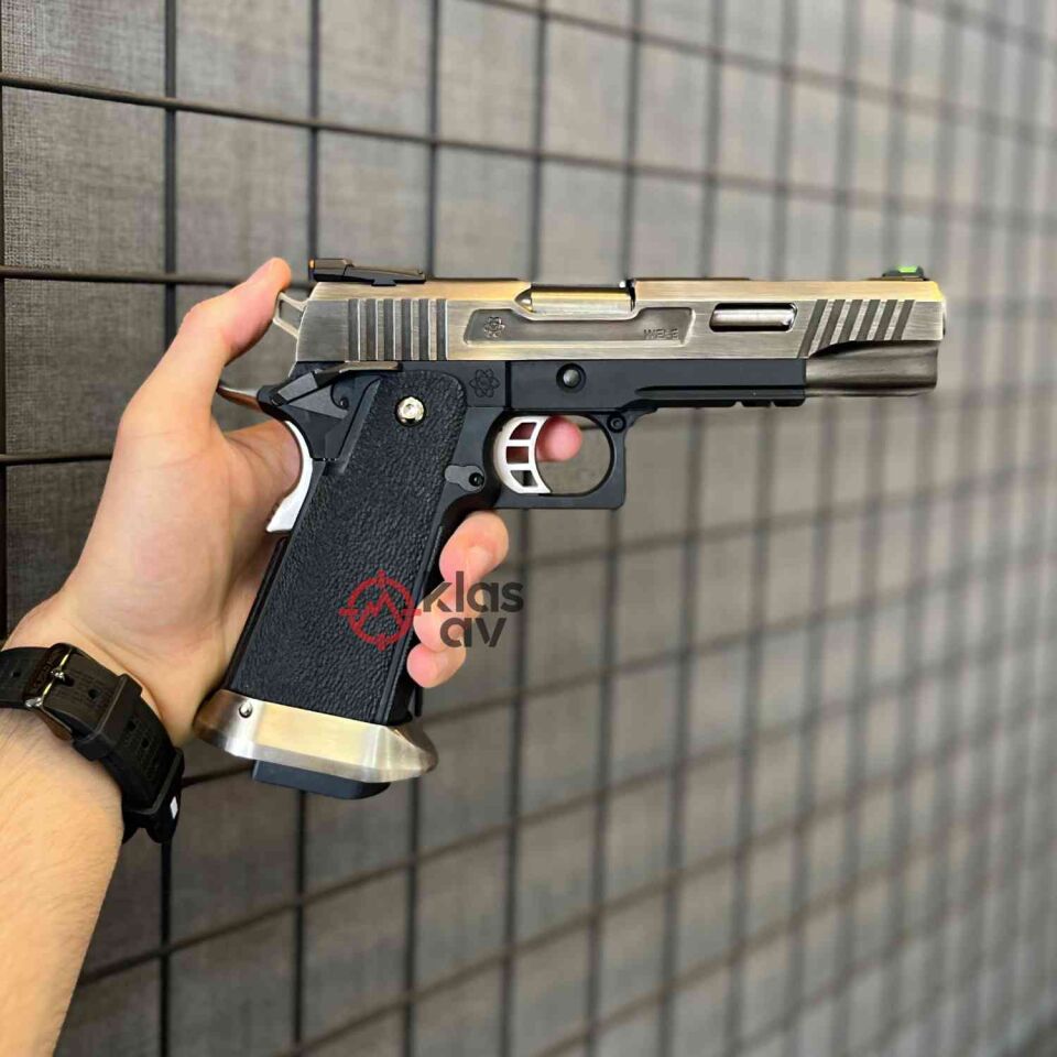 WE Hi-Capa T-REX Force 5.1 SV Full Metal Airsoft Tabanca Silver