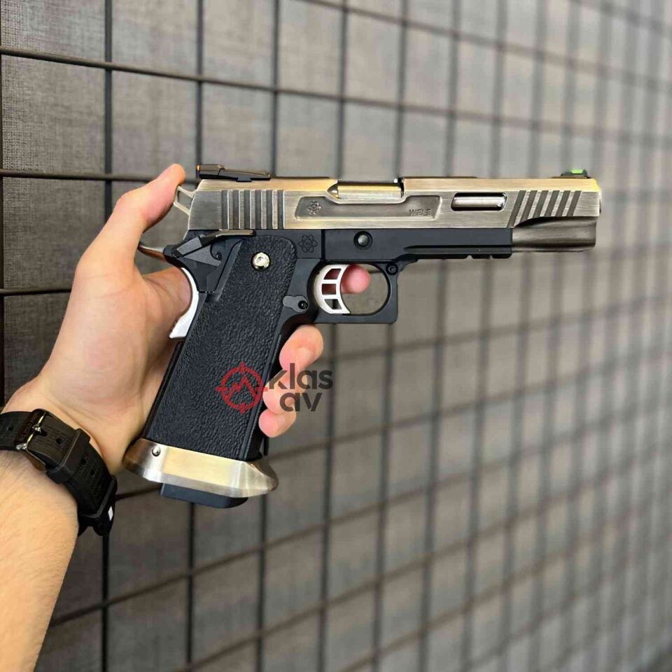 WE Hi-Capa T-REX Force 5.1 SV Full Metal Airsoft Tabanca Silver