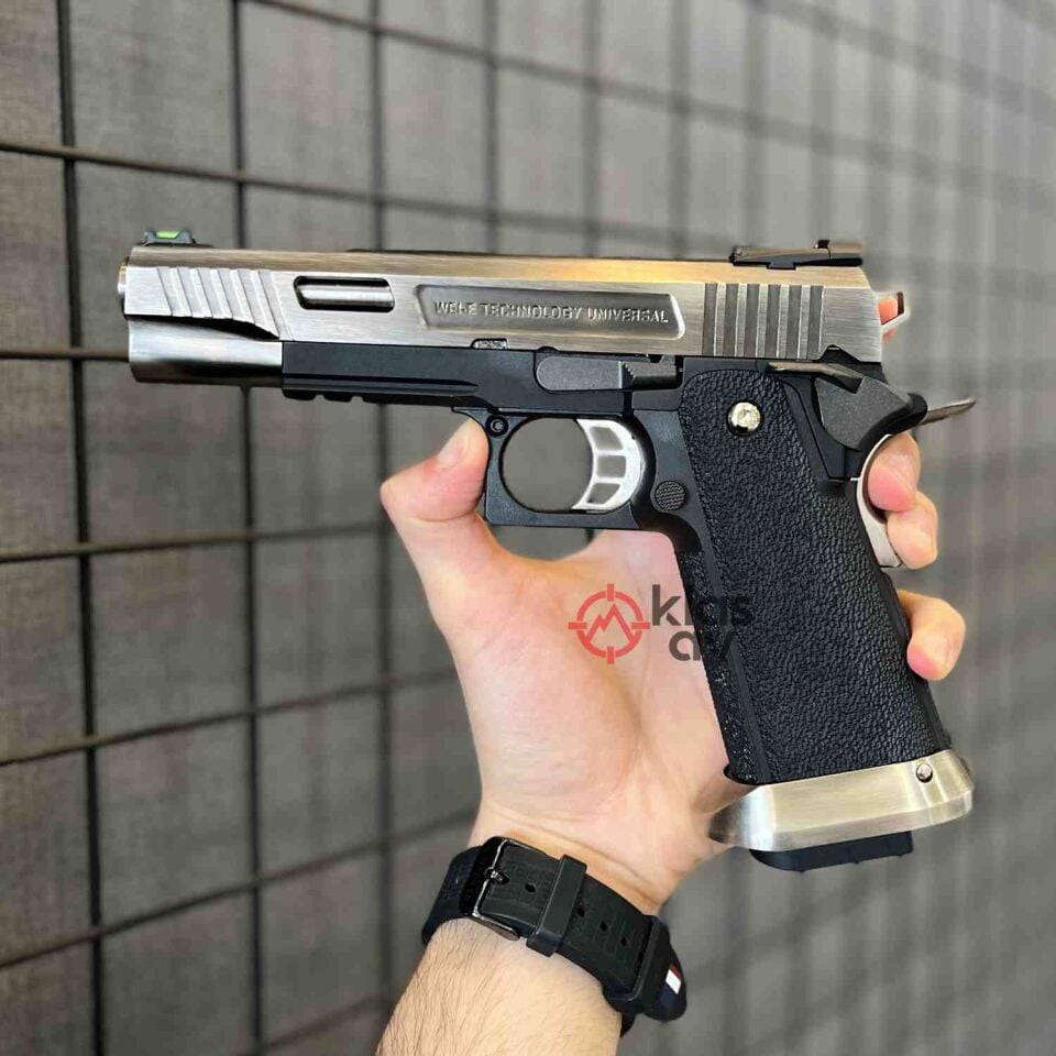 WE Hi-Capa T-REX Force 5.1 SV Full Metal Airsoft Tabanca Silver