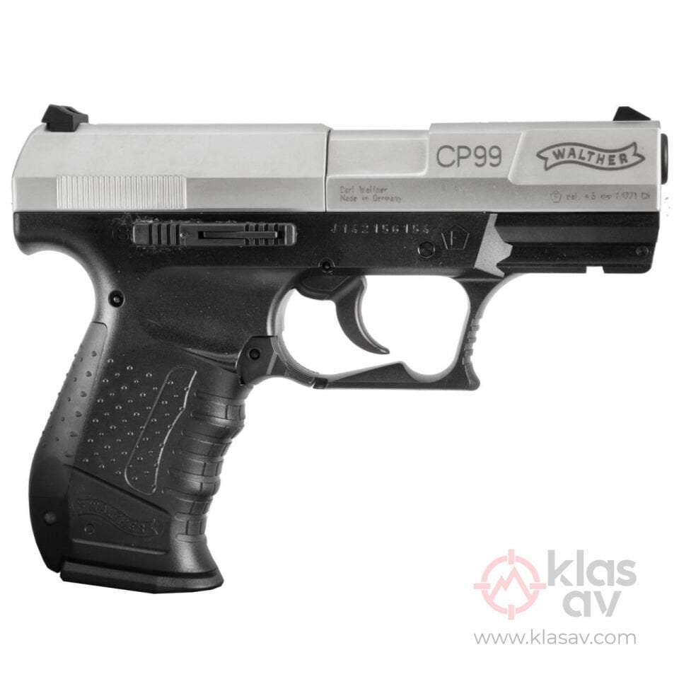 UMAREX Walther CP99 4.5mm Havalı Tabanca Gümüş Siyah
