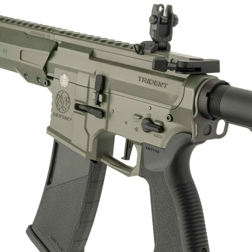 KRYTAC Trident MK3 SPR-M GATE Haki Yeşil Elektrikli Airsoft Tüfek