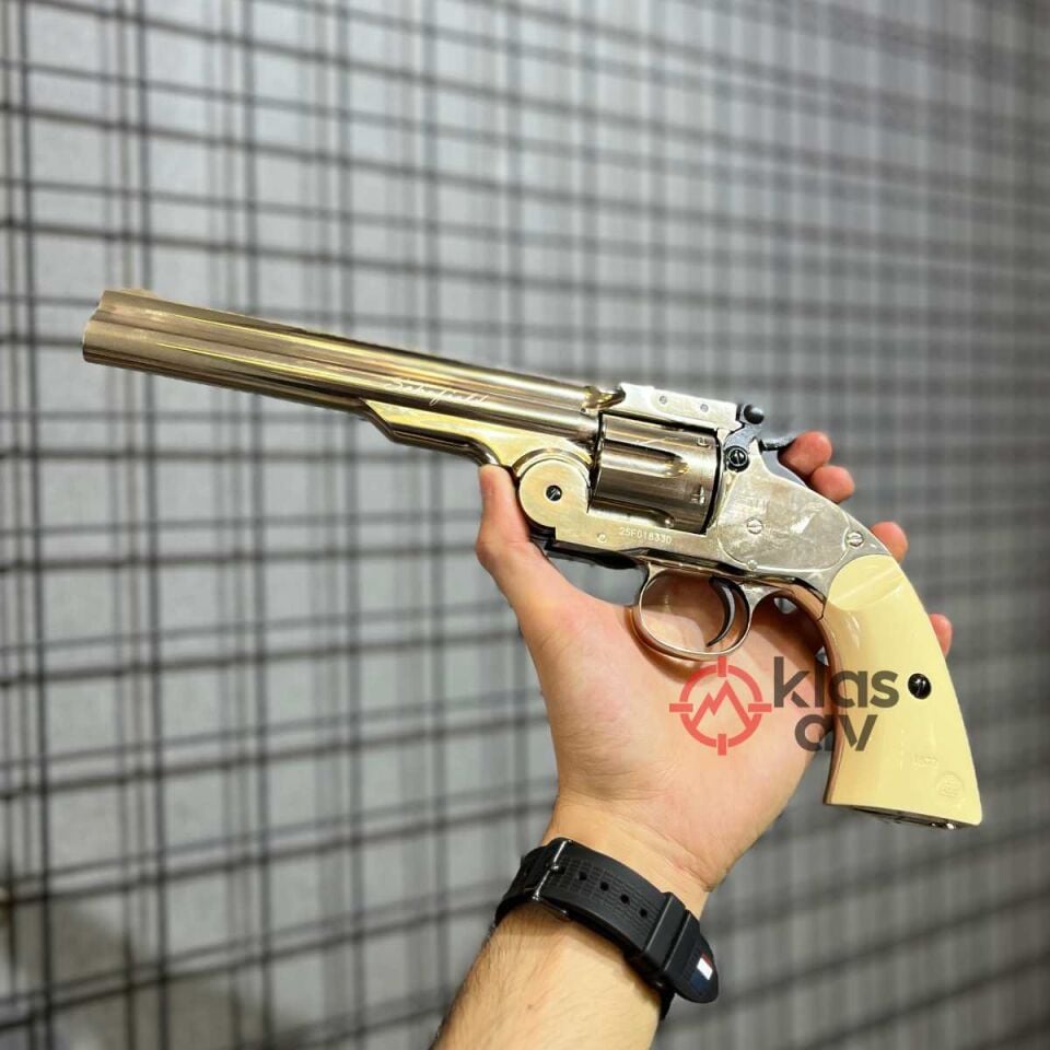 ASG Schofield 6'' Gümüş 4.5mm Pellet Havalı Tabanca