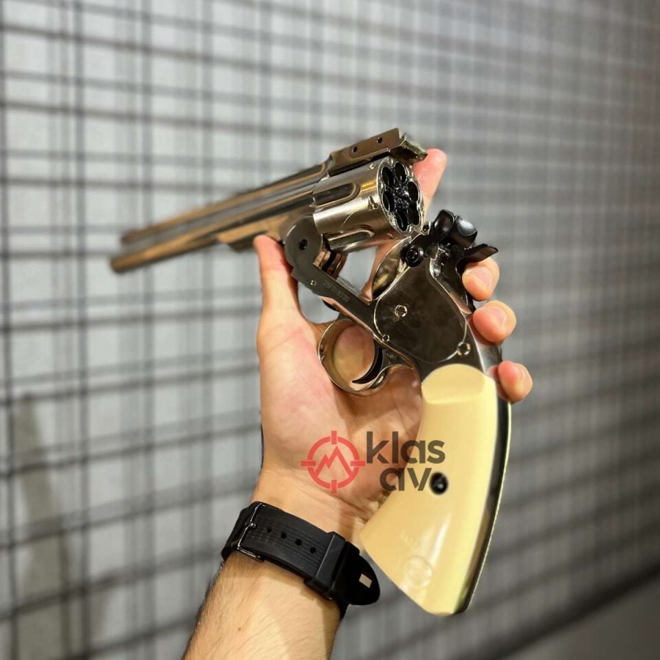 ASG Schofield 6'' Gümüş 4.5mm Pellet Havalı Tabanca