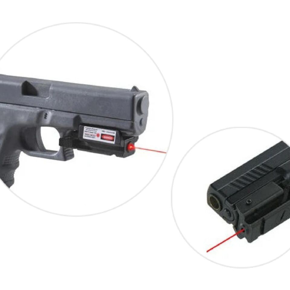 Spike JG10 Kırmızı / Yeşil Taktik Tabanca Lazeri (22mm Uyumlu)