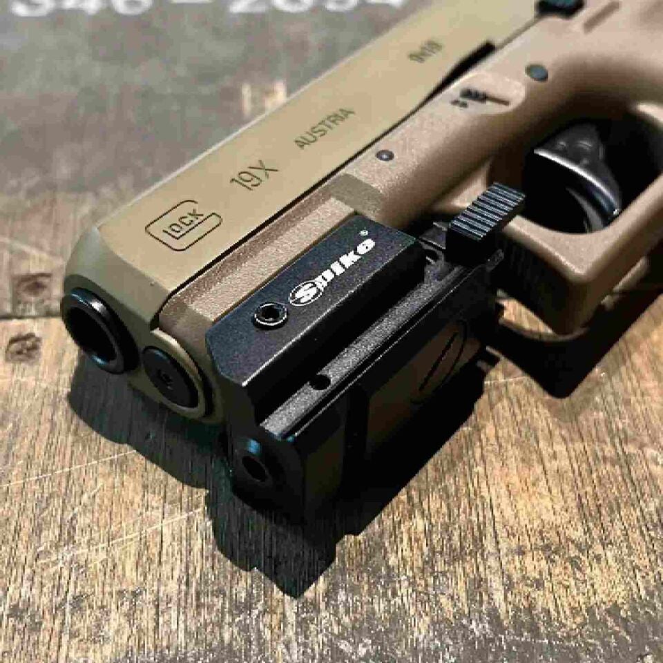 Spike JG10 Kırmızı / Yeşil Taktik Tabanca Lazeri (22mm Uyumlu)