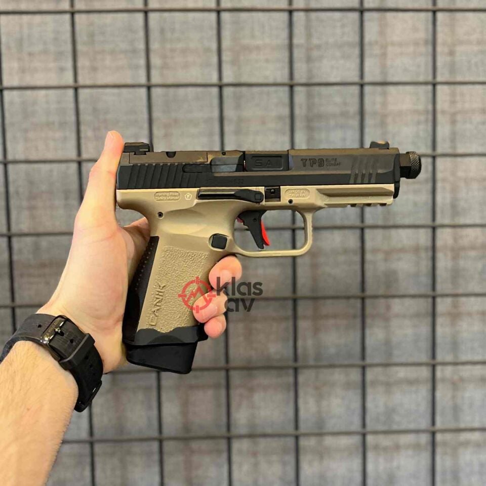 Canik TP9 Elite Combat Siyah Çöl Green Gas Airsoft Tabanca
