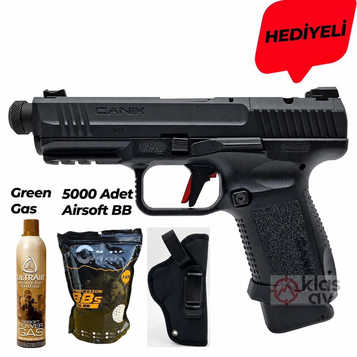 Canik TP9 Elite Combat Siyah Green Gas Airsoft Tabanca