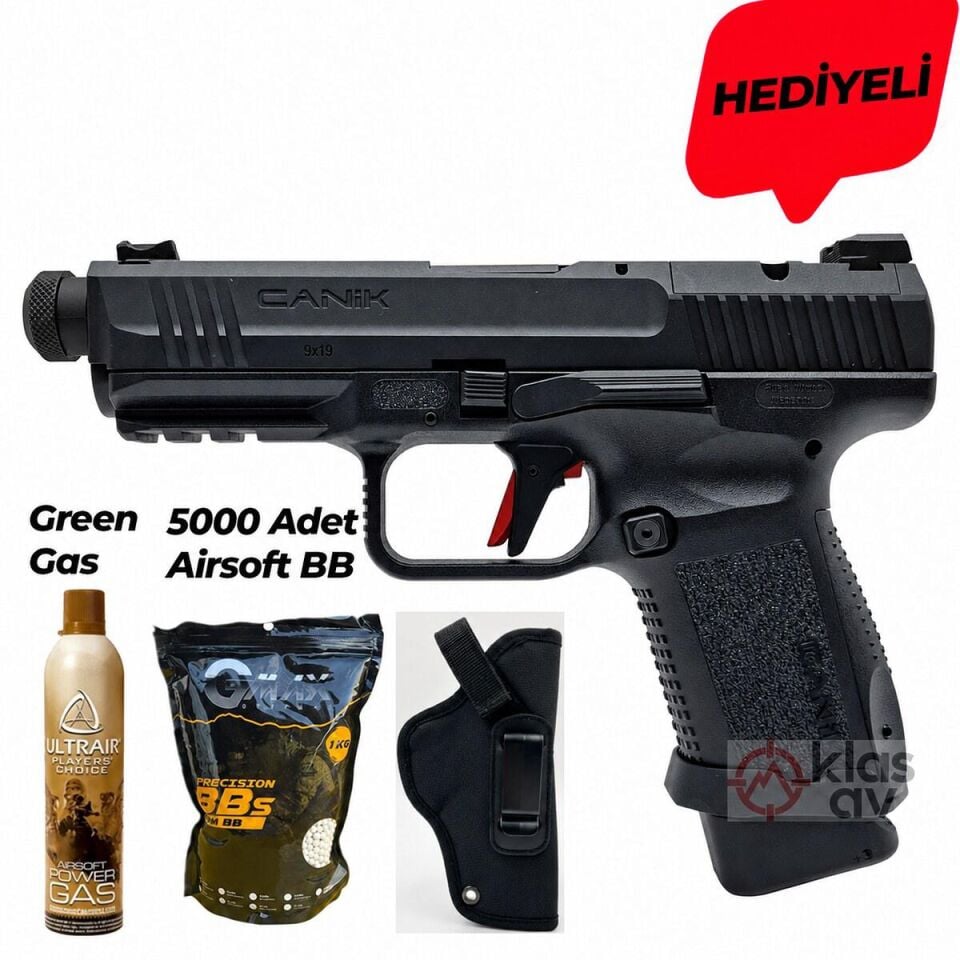 Canik TP9 Elite Combat Siyah Green Gas Airsoft Tabanca