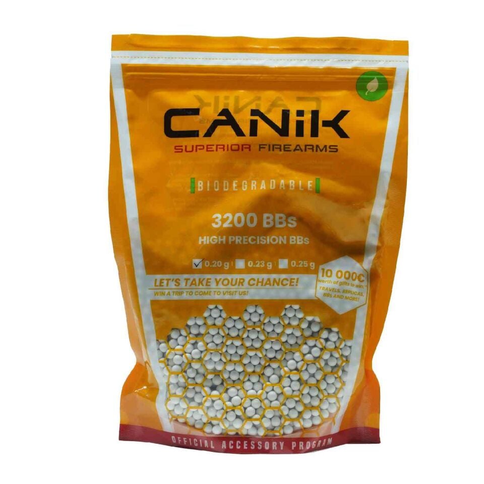 Canik Bio BB 0.20 gr 6mm Airsoft BB Mermi