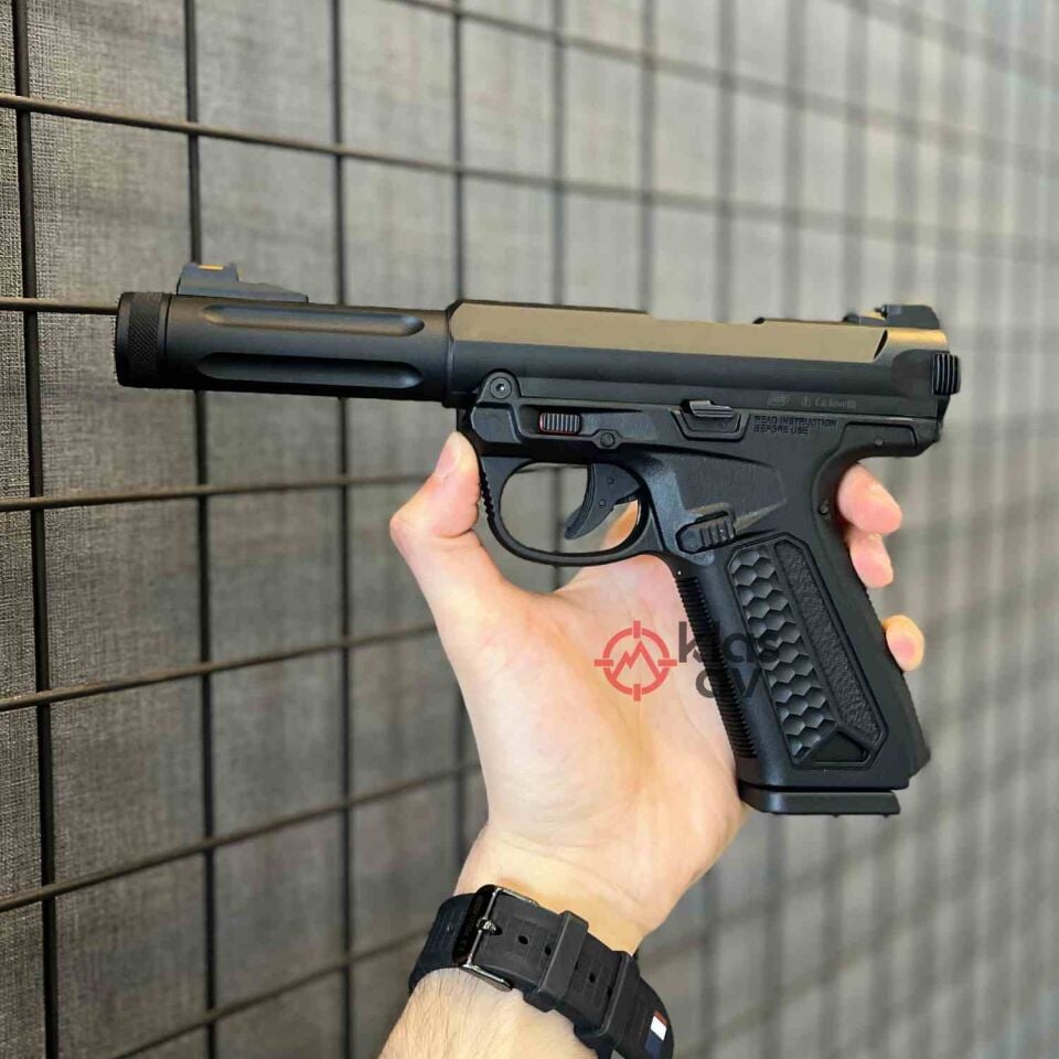 Action Army AAP-01 Assassin Siyah GBB Airsoft Tabanca (Yarı Otomatik)