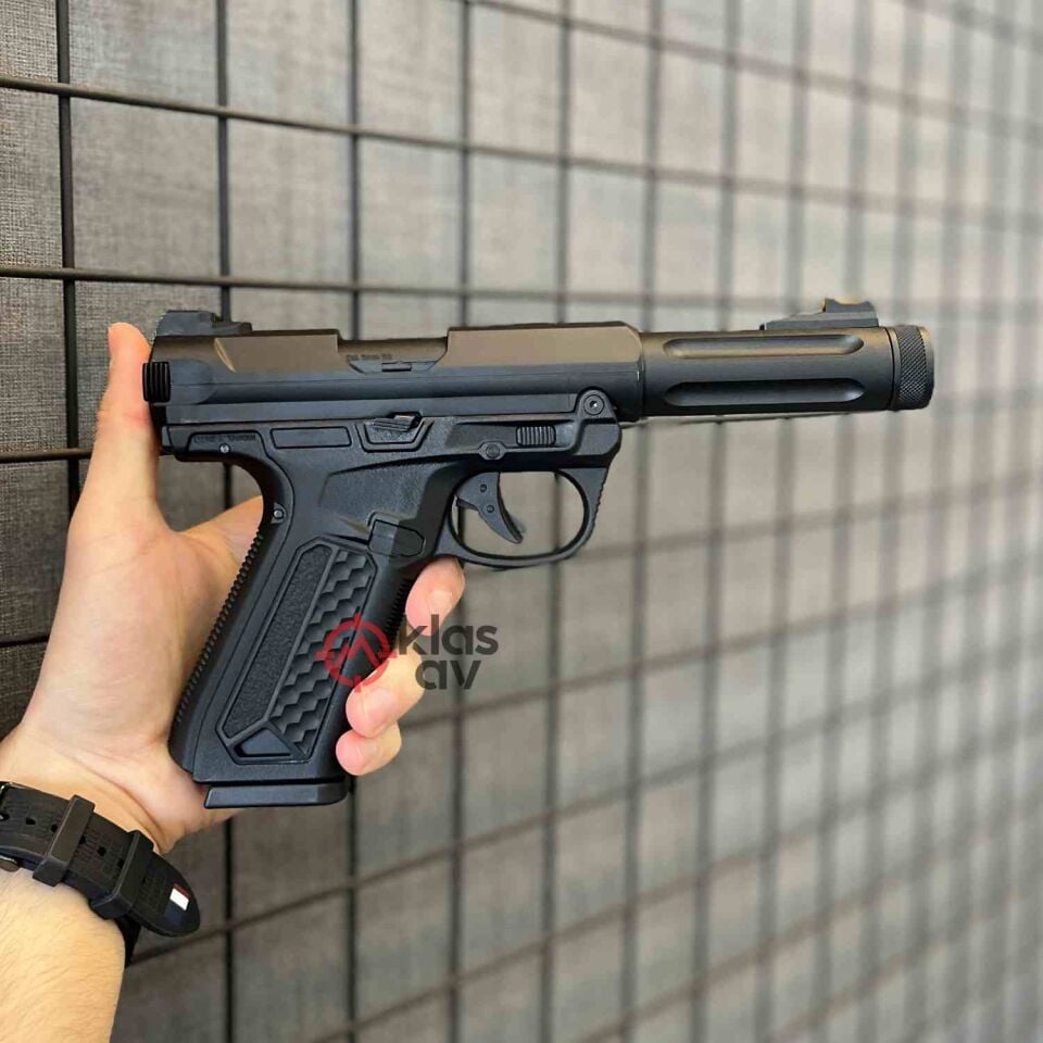 Action Army AAP-01 Assassin Siyah GBB Airsoft Tabanca (Yarı Otomatik)
