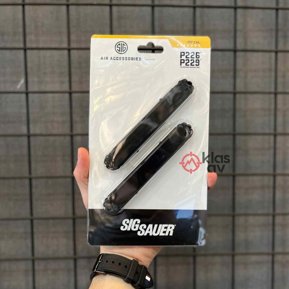 Sig Sauer P226 ve P229 Havalı Tabanca Yedek Şarjörü (8+8 Çift Taraflı)