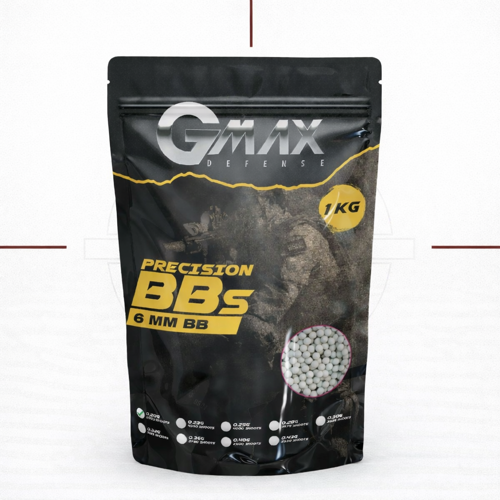 Gmax 0.25g Airsoft BB Mermi 4000 Adet (1 Kg Paket)