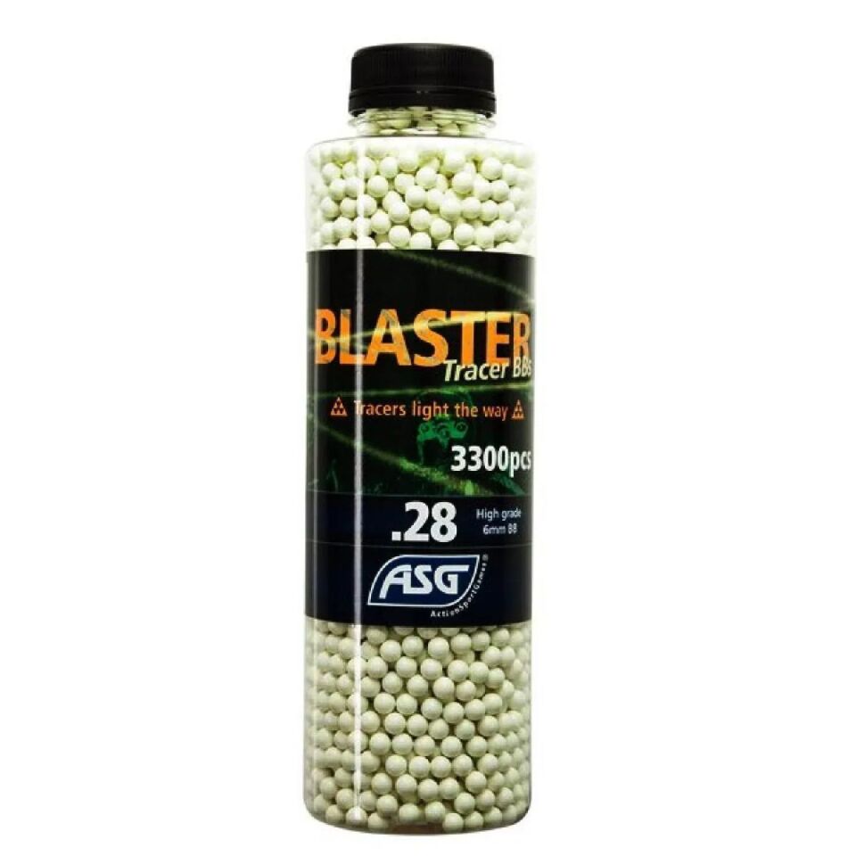 ASG Blaster Tracer 0.28g Yeşil Airsoft BB Mermi (3300 Adet)