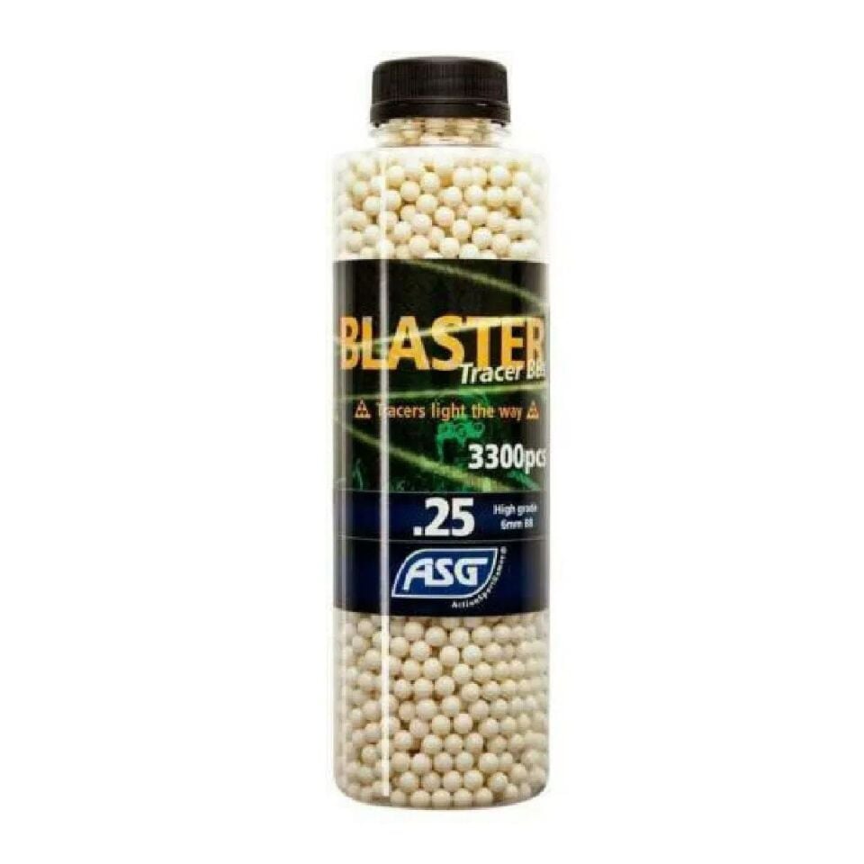 ASG 0.25g Yeşil Tracer Airsoft BB Mermi (3300 Adet Şişe)