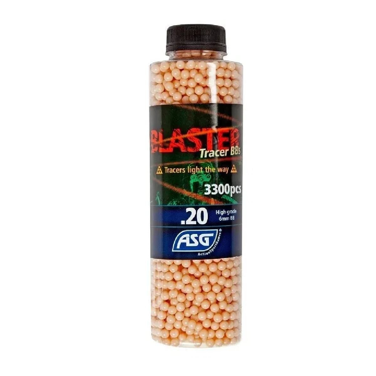 ASG 0.20g Kırmızı Tracer Airsoft BB Mermi (3300 Adet Şişe)