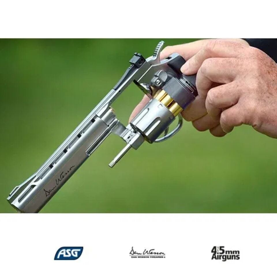 ASG Dan Wesson 4.5mm Havalı Tabanca Speedloader ve 6'lı Kovan Seti