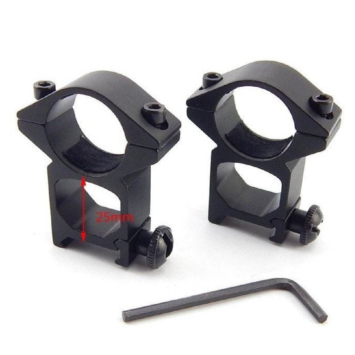 Nikula 22mm Dürbün Ayağı Yüksek Profil (25.4mm Tüp Çapı)