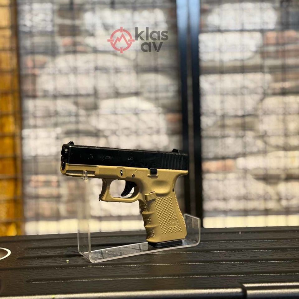 WE Glock 19 GEN4 GreenGas-Blowbackli Tan/Siyah Airsoft Tabanca 6mm