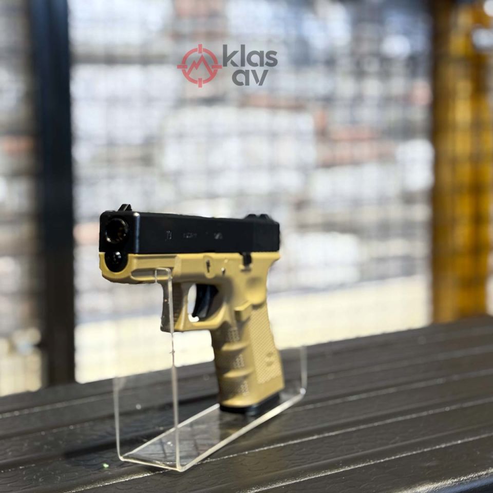 WE Glock 19 GEN4 GreenGas-Blowbackli Tan/Siyah Airsoft Tabanca 6mm