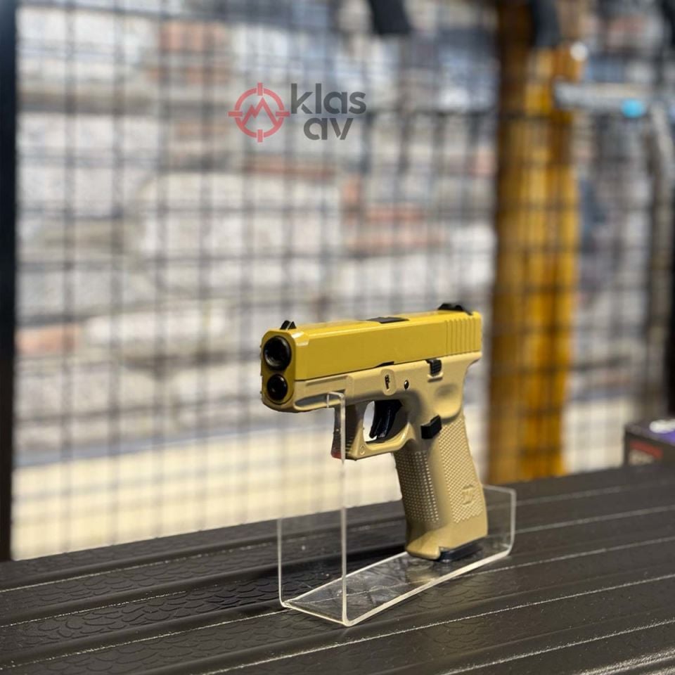 WE Glock 19X Gen5 XL TAN GreenGas-Blowback Airsoft Tabanca